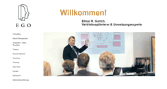 Desktop Screenshot of ego-consulting.de